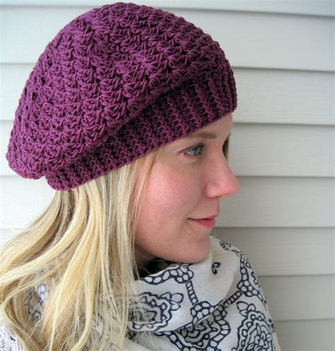 crochet a beret hat|whirlwind crochet beret free pattern.